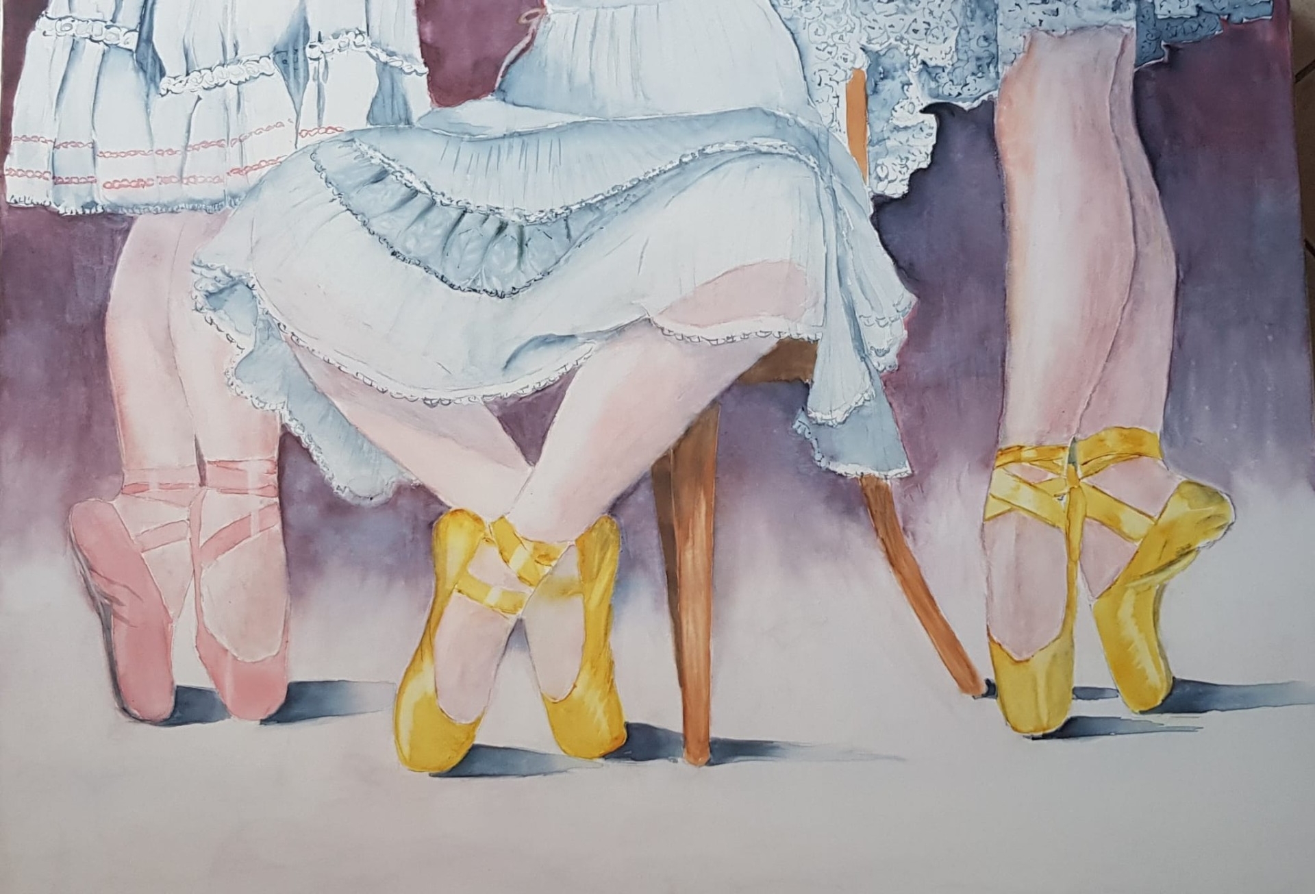 Ballerines et dentelles